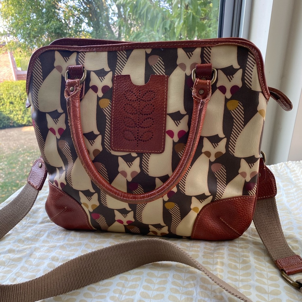 Limited edition Orla Kiely Fox Shoulder Bag or Crossbody